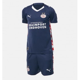 Dětské fotbalový komplet PSV Eindhoven Venkovní košile 2025-26 Krátkým Rukávem